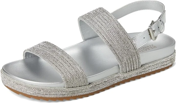 Kenneth Cole Reaction Debra Women's Wedge Shoes Silver/Crystal : 7.5 M, Leather/Rubber - Image 5