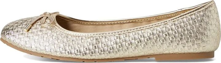 Kenneth Cole Reaction Elstree Women's Flat Shoes Gold Woven : 6 M, Leather - Image 6
