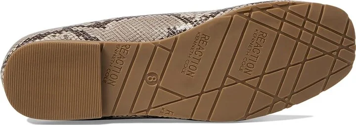 Kenneth Cole Reaction Elstree Women's Flat Shoes Natural Snake : 9 M, Leather - Image 3