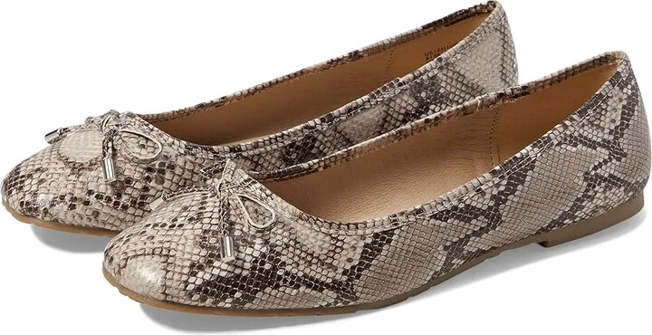 Kenneth Cole Reaction Elstree Women's Flat Shoes Natural Snake : 9 M, Leather