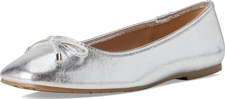 Kenneth Cole Reaction Elstree Women's Flat Shoes Silver : 8 M, Leather - Image 5