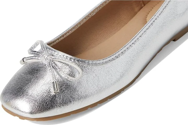 Kenneth Cole Reaction Elstree Women's Flat Shoes Silver : 8 M, Leather - Image 7