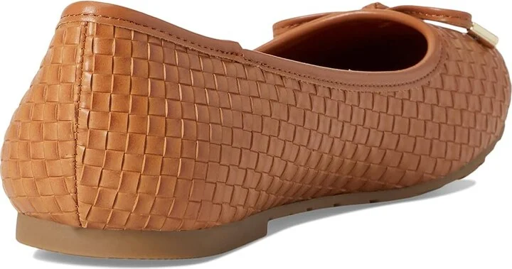 Kenneth Cole Reaction Elstree Women's Flat Shoes Tan Woven : 11 M, Leather - Image 4