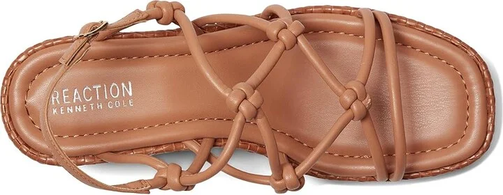 Kenneth Cole Reaction Essa Knots Women's Wedge Shoes Rust : 7.5 M, Leather - Image 2