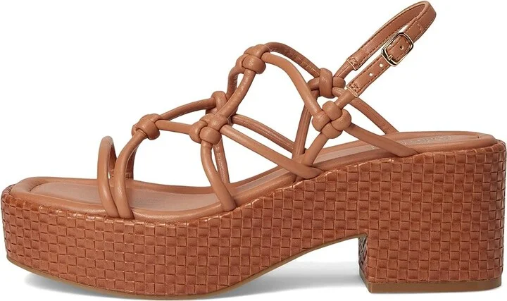 Kenneth Cole Reaction Essa Knots Women's Wedge Shoes Rust : 7.5 M, Leather - Image 6