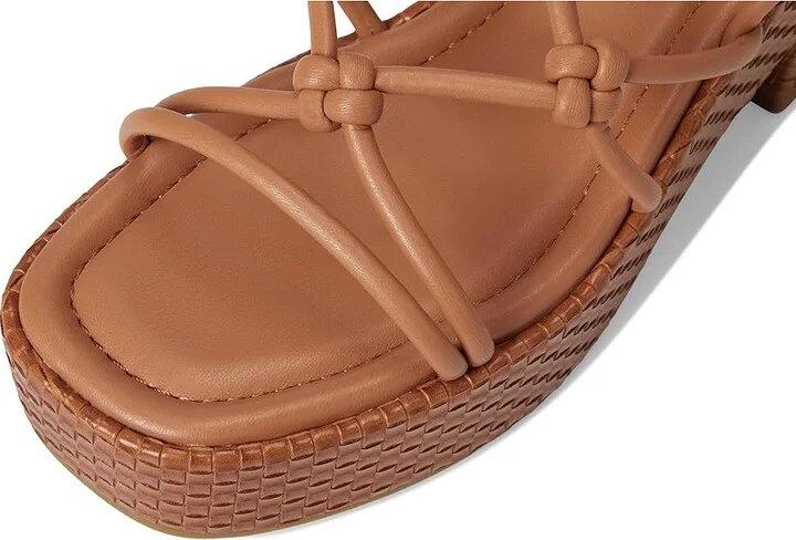 Kenneth Cole Reaction Essa Knots Women's Wedge Shoes Rust : 7.5 M, Leather - Image 7
