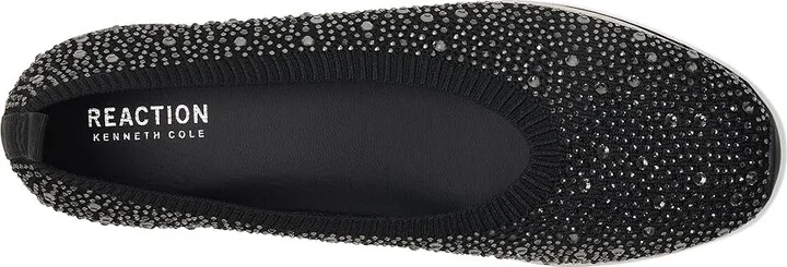 Kenneth Cole Reaction Evaline Women's Shoes Black Knit : 8.5 M, Leather/Rubber - Image 2