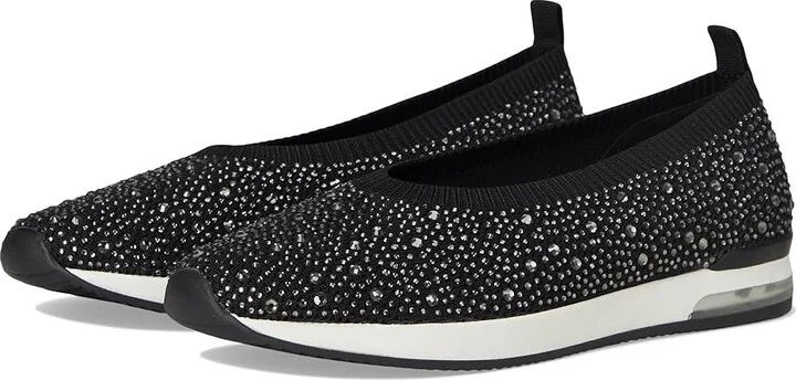Kenneth Cole Reaction Evaline Women's Shoes Black Knit : 8.5 M, Leather/Rubber