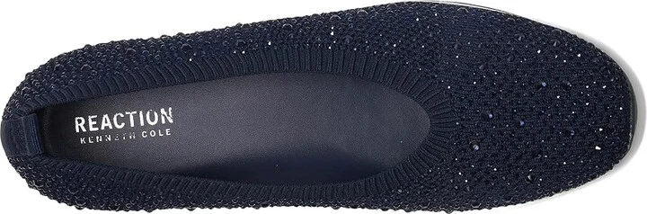 Kenneth Cole Reaction Evaline Women's Shoes Navy Knit : 7.5 M, Leather/Rubber - Image 2