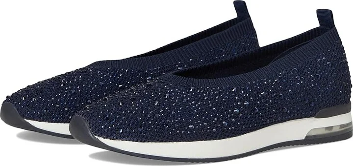 Kenneth Cole Reaction Evaline Women's Shoes Navy Knit : 7.5 M, Leather/Rubber