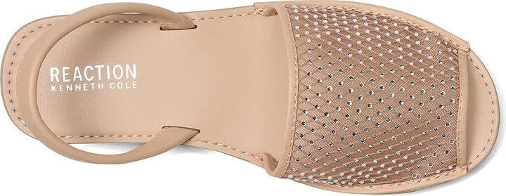 Kenneth Cole Reaction Fine Glass Mesh Women's Wedge Shoes Almond Crystal Mesh : 9 M, Leather - Image 2