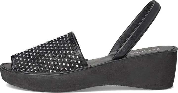 Kenneth Cole Reaction Fine Glass Mesh Women's Wedge Shoes Black Crystal Mesh : 9 M, Leather - Image 6