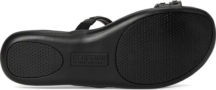 Kenneth Cole Reaction Gia Women's Sandals Black : 6 M, Faux Leather - Image 3