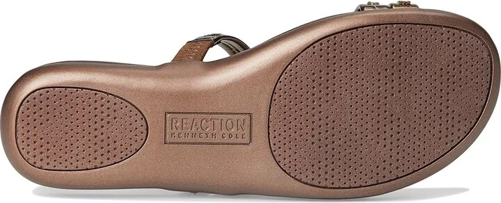 Kenneth Cole Reaction Gia Women's Sandals Bronze : 7 M, Faux Leather - Image 3