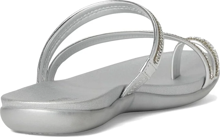 Kenneth Cole Reaction Gia Women's Sandals Silver Metallic : 6.5 M, Faux Leather - Image 4