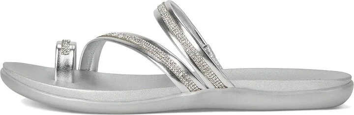Kenneth Cole Reaction Gia Women's Sandals Silver Metallic : 6.5 M, Faux Leather - Image 6