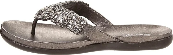 Kenneth Cole Reaction Glam-athon Women's Sandals Pewter : 5.5 M, Synthetic - Image 7