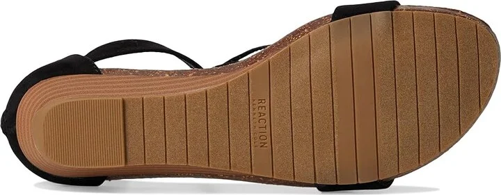 Kenneth Cole Reaction Glytoni Women's Wedge Shoes Black Micro : 6 M, Suede - Image 3