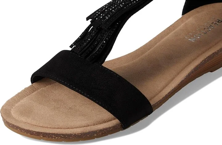 Kenneth Cole Reaction Glytoni Women's Wedge Shoes Black Micro : 6 M, Suede - Image 7