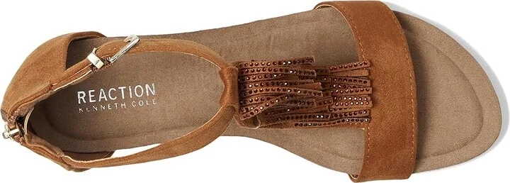 Kenneth Cole Reaction Glytoni Women's Wedge Shoes Tan Micro : 5 M, Suede - Image 2