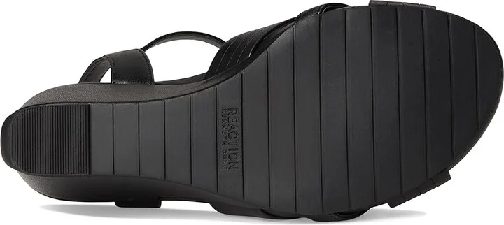 Kenneth Cole Reaction Gomi Women's Wedge Shoes Black : 10 M, Faux Leather - Image 3