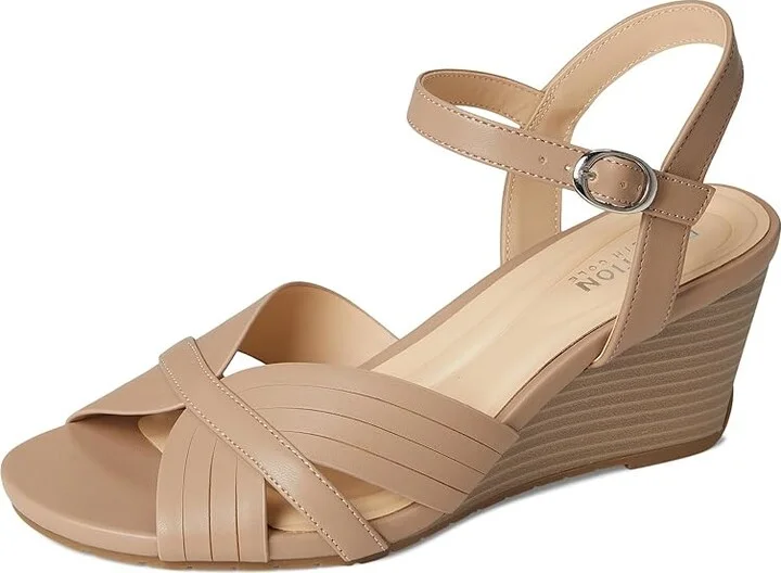 Kenneth Cole Reaction Gomi Women's Wedge Shoes Chai : 5.5 M, Faux Leather - Image 5