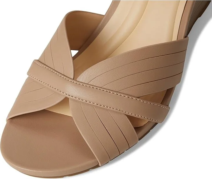 Kenneth Cole Reaction Gomi Women's Wedge Shoes Chai : 5.5 M, Faux Leather - Image 7