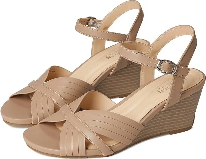 Kenneth Cole Reaction Gomi Women's Wedge Shoes Chai : 5.5 M, Faux Leather