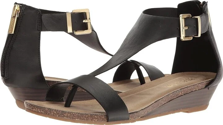 Kenneth Cole Reaction Great Gal Women's Sandals Black : 5 M, Synthetic