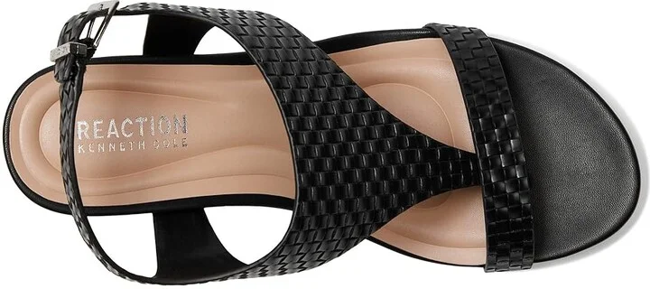 Kenneth Cole Reaction Greatly Thong Women's Shoes Black Woven : 6.5 M, Synthetic - Image 2