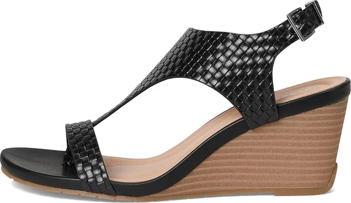 Kenneth Cole Reaction Greatly Thong Women's Shoes Black Woven : 6.5 M, Synthetic - Image 6