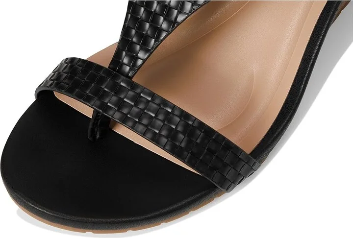 Kenneth Cole Reaction Greatly Thong Women's Shoes Black Woven : 6.5 M, Synthetic - Image 7