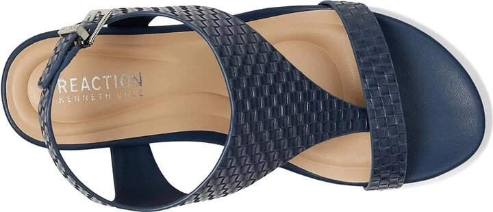 Kenneth Cole Reaction Greatly Thong Women's Shoes Navy Woven : 11 M, Synthetic - Image 2