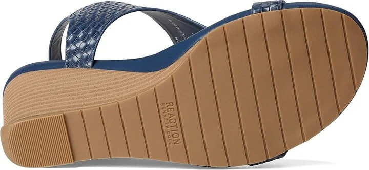 Kenneth Cole Reaction Greatly Thong Women's Shoes Navy Woven : 11 M, Synthetic - Image 3