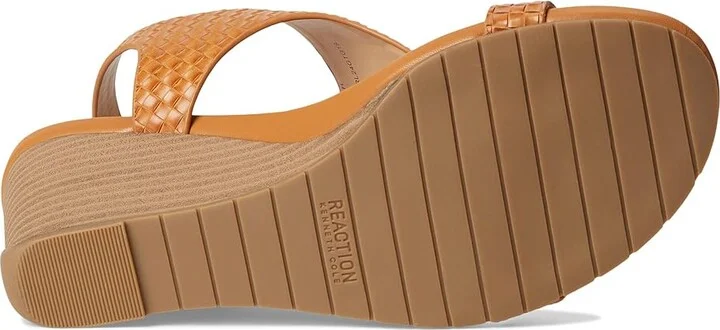 Kenneth Cole Reaction Greatly Thong Women's Shoes Tan Woven : 6.5 M, Synthetic - Image 3