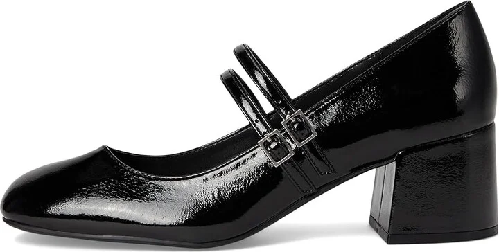 Kenneth Cole Reaction Leeann High Women's Heels Black Crinkle Patent : 6.5 M, Synthetic - Image 6
