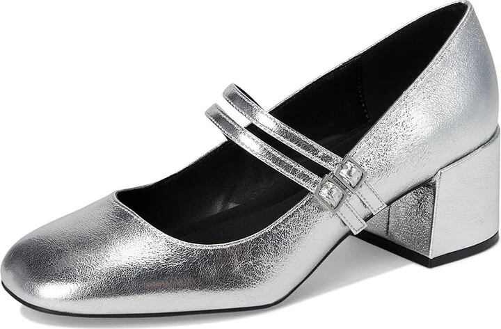 Kenneth Cole Reaction Leeann High Women's Heels Silver : 5.5 M, Synthetic - Image 5