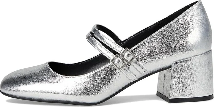 Kenneth Cole Reaction Leeann High Women's Heels Silver : 5.5 M, Synthetic - Image 6