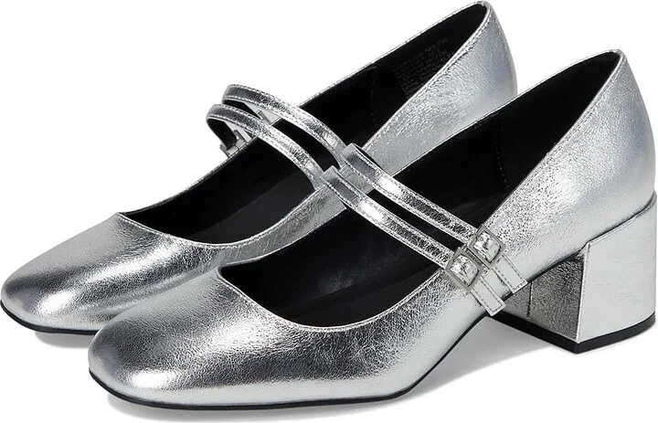 Kenneth Cole Reaction Leeann High Women's Heels Silver : 5.5 M, Synthetic
