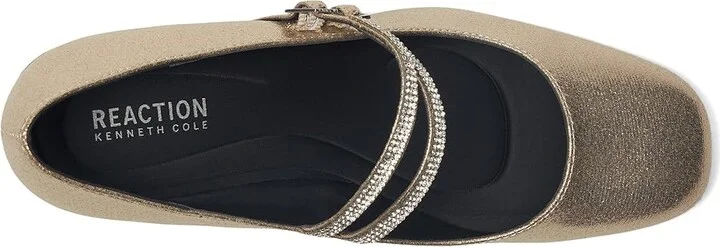 Kenneth Cole Reaction Leeann High Women's Heels Soft Gold Fabric : 6 M, Synthetic - Image 2