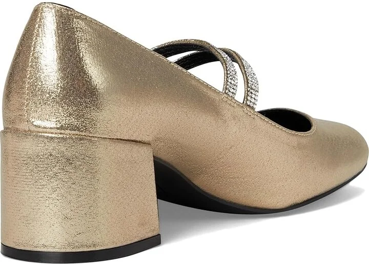 Kenneth Cole Reaction Leeann High Women's Heels Soft Gold Fabric : 6 M, Synthetic - Image 4