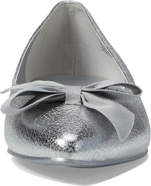 Kenneth Cole Reaction Lily Bow Women's Shoes Silver Metallic : 5.5 M, Satin - Image 2