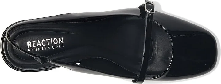 Kenneth Cole Reaction Lindy High Women's Heels Black Patent : 5.5 M, Leather/Rubber - Image 2