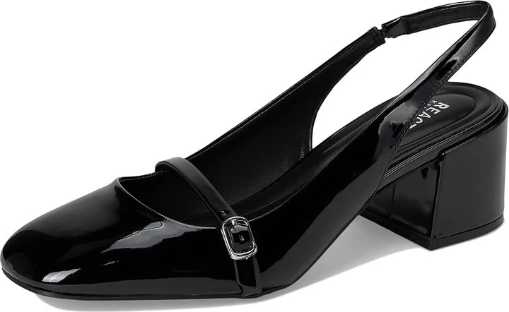 Kenneth Cole Reaction Lindy High Women's Heels Black Patent : 5.5 M, Leather/Rubber - Image 5