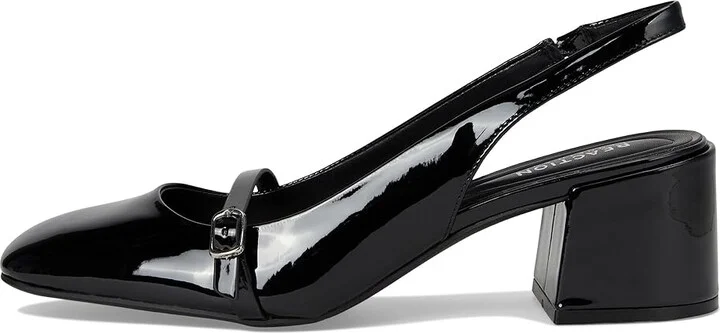Kenneth Cole Reaction Lindy High Women's Heels Black Patent : 5.5 M, Leather/Rubber - Image 6