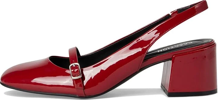 Kenneth Cole Reaction Lindy High Women's Heels Rio Red Patent : 6.5 M, Leather/Rubber - Image 6