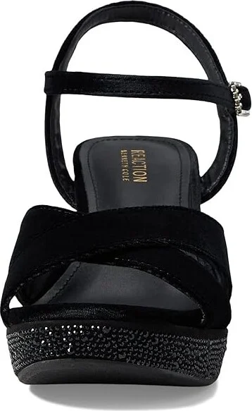 Kenneth Cole Reaction Reeva Platform Women's Shoes Black : 7 M, Textile - Image 2