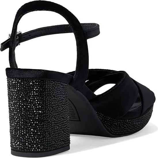 Kenneth Cole Reaction Reeva Platform Women's Shoes Black : 7 M, Textile - Image 4