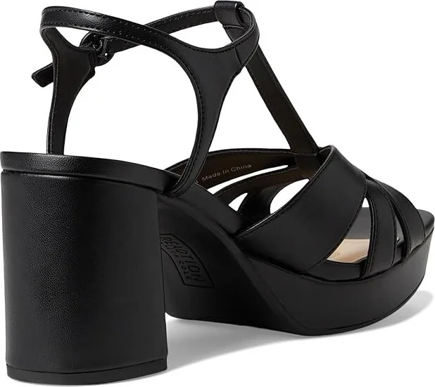Kenneth Cole Reaction Reina Women's Wedge Shoes Black : 9.5 M, Leather/Rubber - Image 4