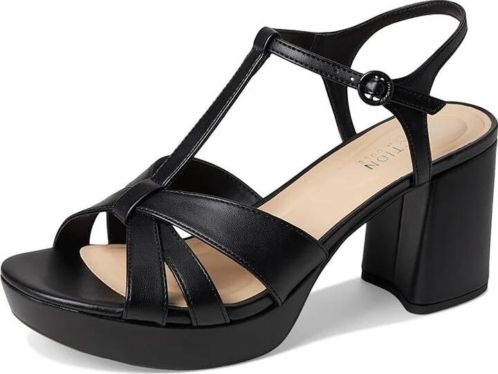 Kenneth Cole Reaction Reina Women's Wedge Shoes Black : 9.5 M, Leather/Rubber - Image 5